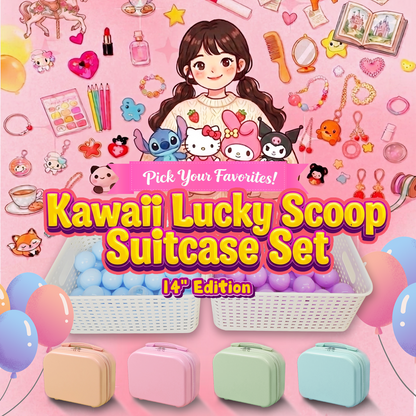 Kawaii Lucky Scoop 14-inch Suitcase Set